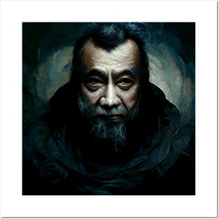 Confucius | Dark Portrait Posters and Art